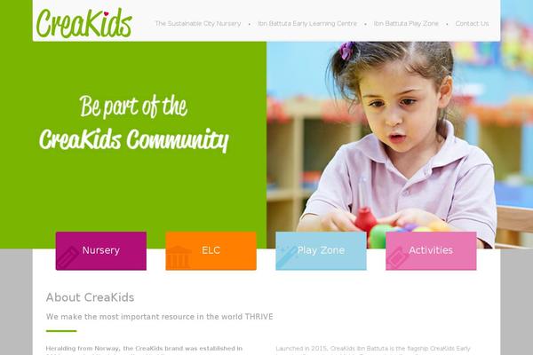 Babykids theme site design template sample