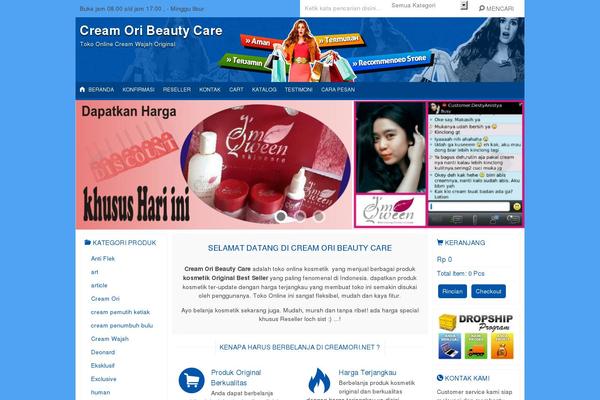 creamori.net site used Indostore5.0.2