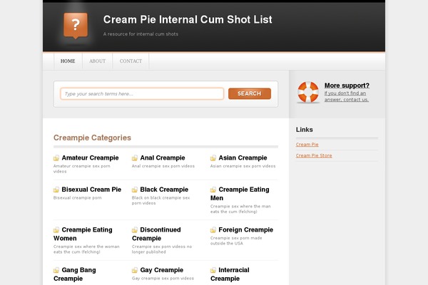 creampie.biz site used Knowpress-v1.2