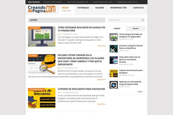 creandomipagina.com site used Point