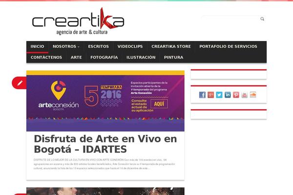 creartika.com site used Duena