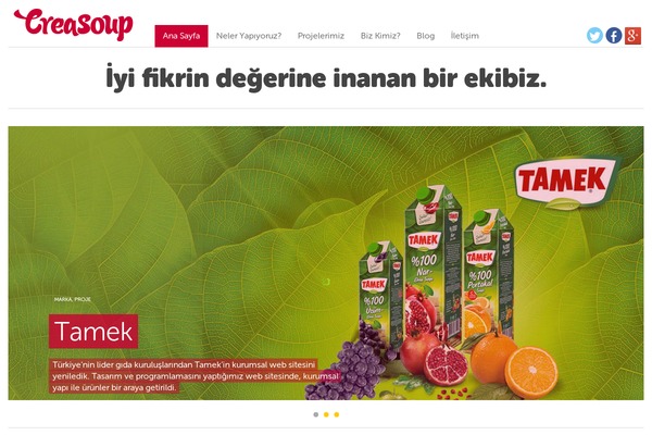 creasoup.com site used Alke