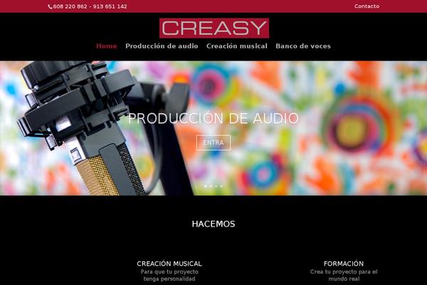 creasy.es site used Creasy