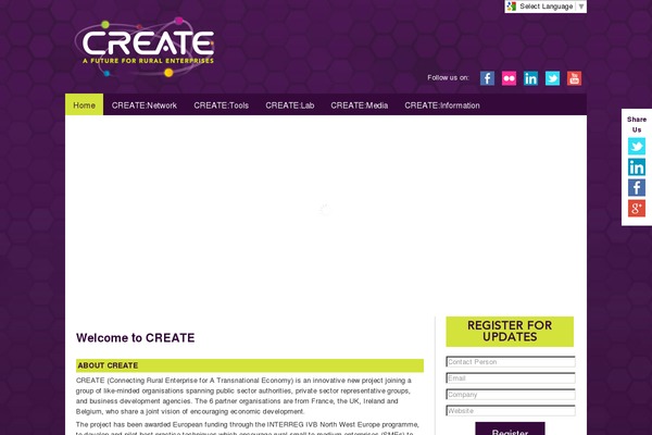 Ga theme site design template sample