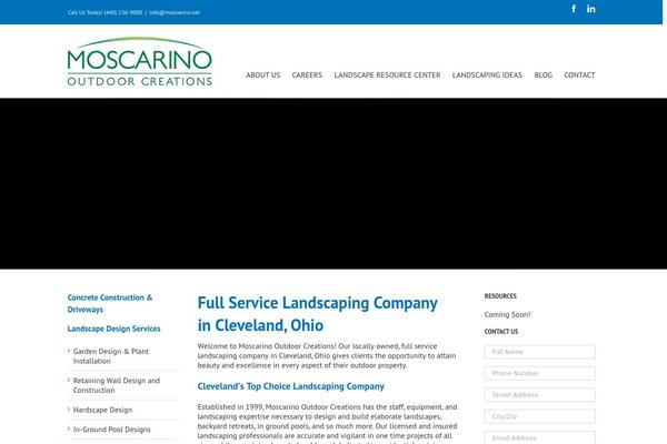 createmylandscape.com site used Salient