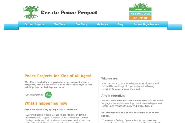 createpeaceproject.org site used Spectro