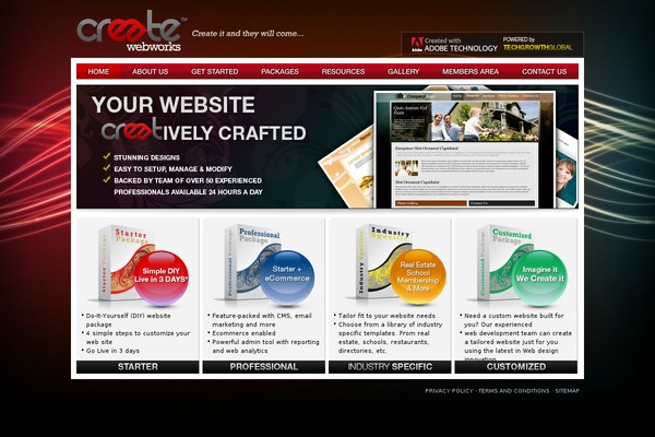 createwebworks.com site used Web Log