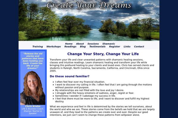 createyourdreams.com site used Createyourdreams