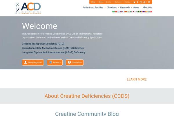 creatineinfo.org site used Acd