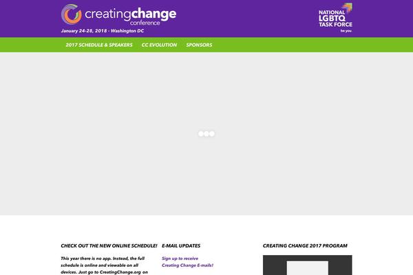 creatingchange.org site used Total Child