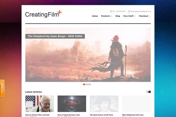 creatingfilm.com site used Mu Types