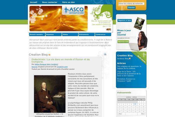 creationnisme.com site used Ascq