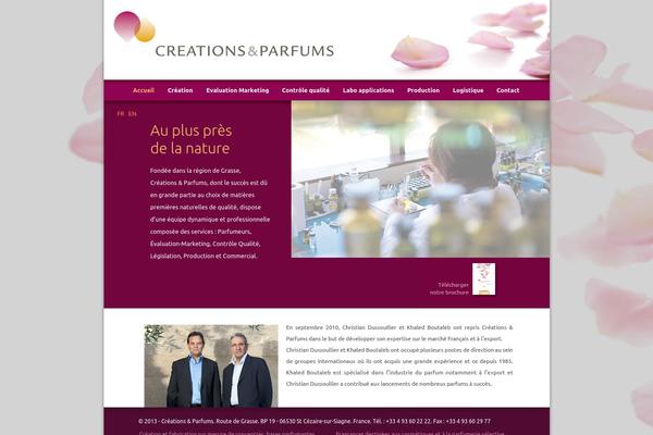 creations theme websites examples