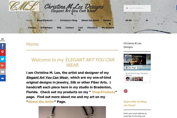 Storefront theme site design template sample