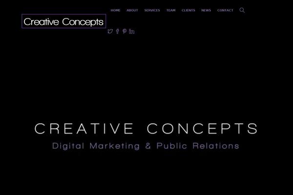 Creative theme site design template sample