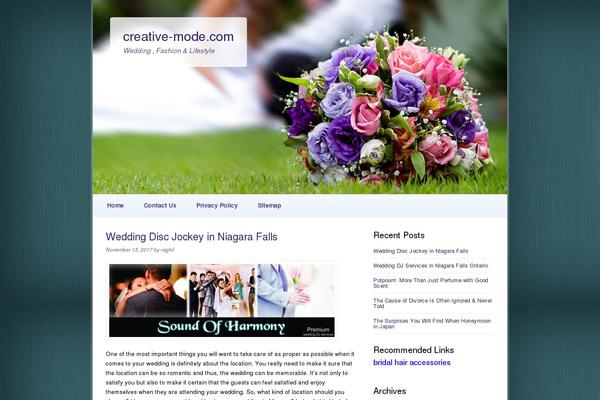 creative-mode.com site used Wedding Bells