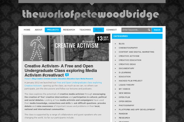 creativeactivism.net site used London Creative