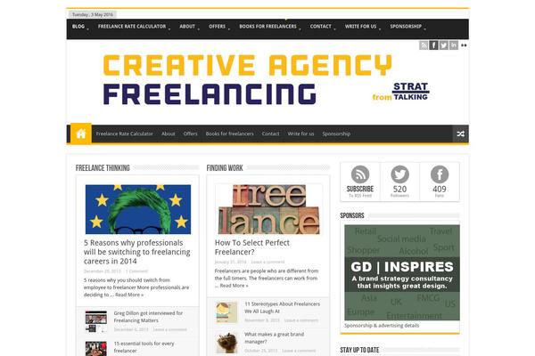 Sahifa theme site design template sample