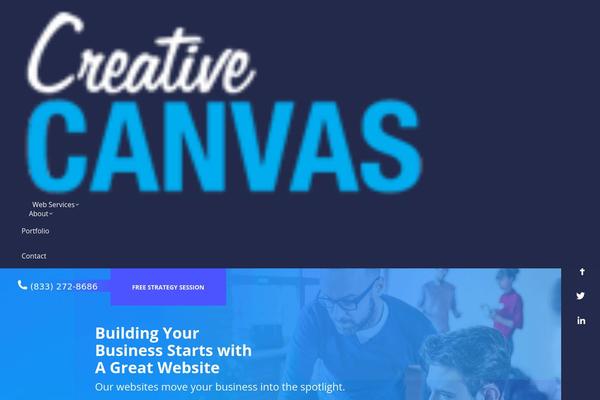 creativecanvasweb.com site used Creativecanvasweb