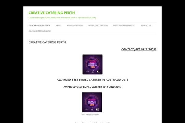 WordPress website example screenshot