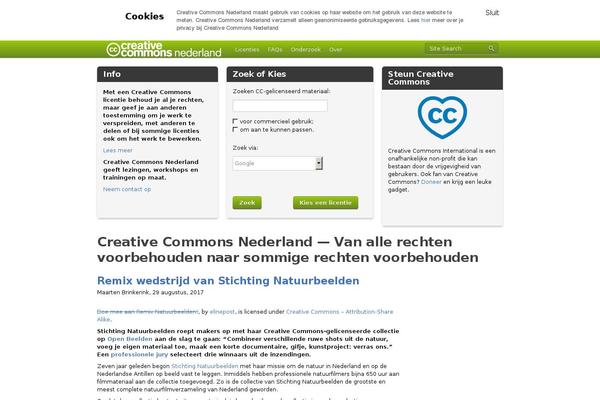 creativecommons.nl site used Cc-marten