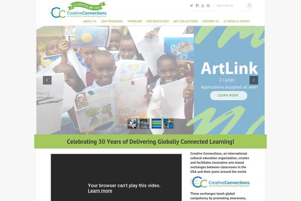 creativeconnections.org site used Goodwork-child