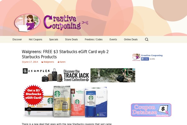 creativecouponing.com site used Yes-we-theme