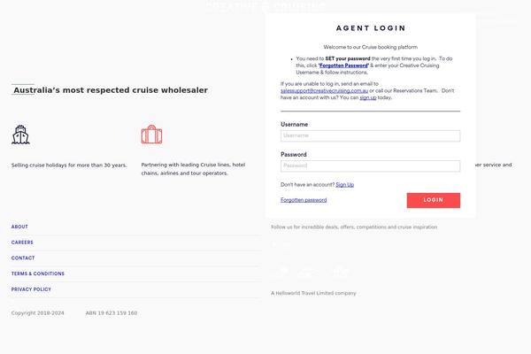 creativecruising.com.au site used Creativecruising