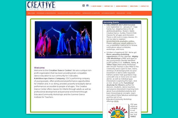 creativedance.org site used Cdc7-menu