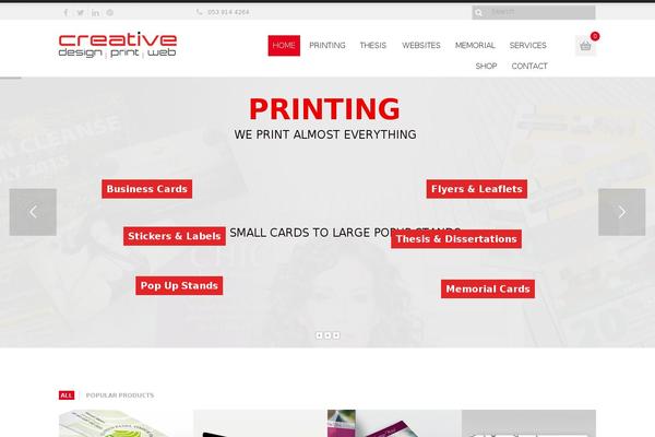 Revoke2 theme site design template sample
