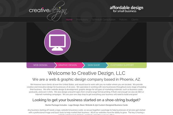 creativedezignllc.com site used Aldore