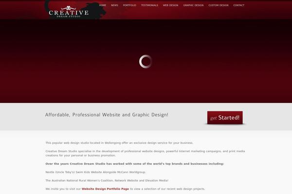 WordPress website example screenshot
