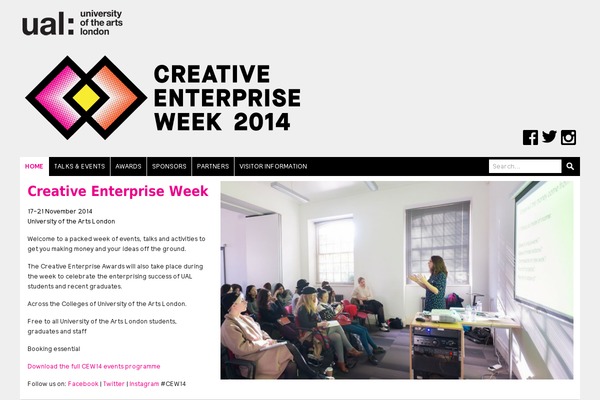 creativeenterpriseweek.com site used Artsmart
