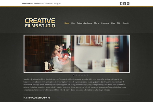 creativefilms.pl site used Lyra