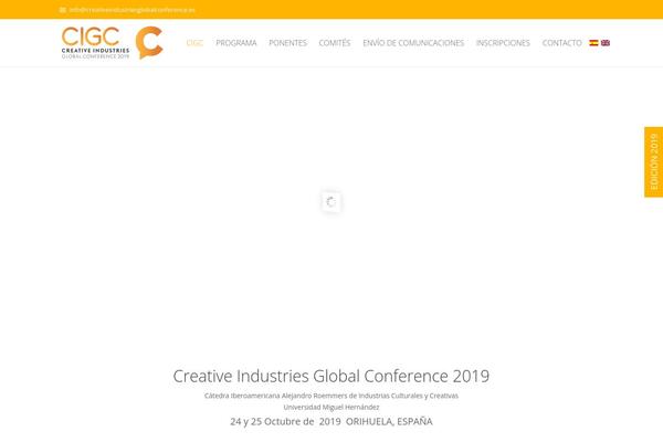 creativeindustriesglobalconference.es site used Global_parent