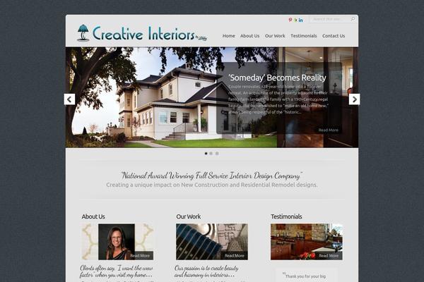 Chameleon theme site design template sample