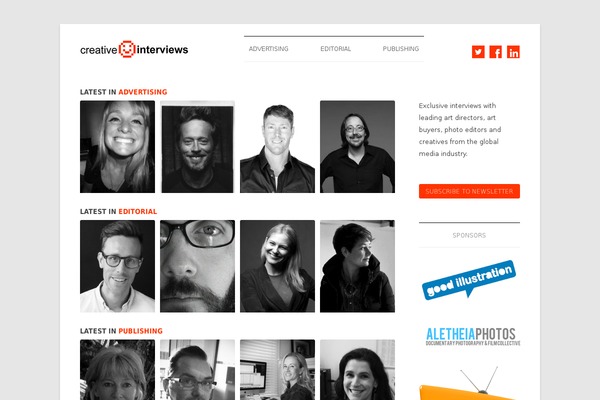 creativeinterviews.com site used Creative-interviews