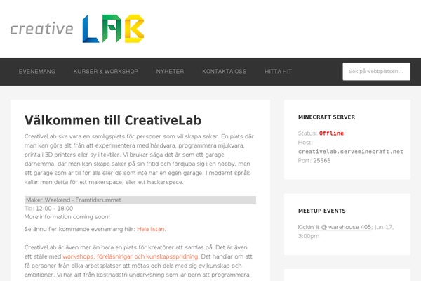 creativelab.nu site used Creativelab