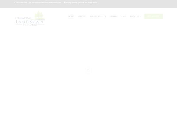 Landscaping theme site design template sample