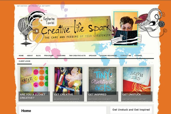 creativelifespark.com site used Newspress