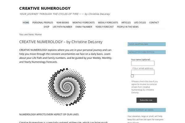 creativenumerology.com site used Creative2012
