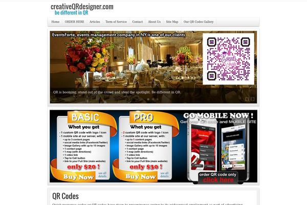 creativeqrdesigner.com site used Storestarta