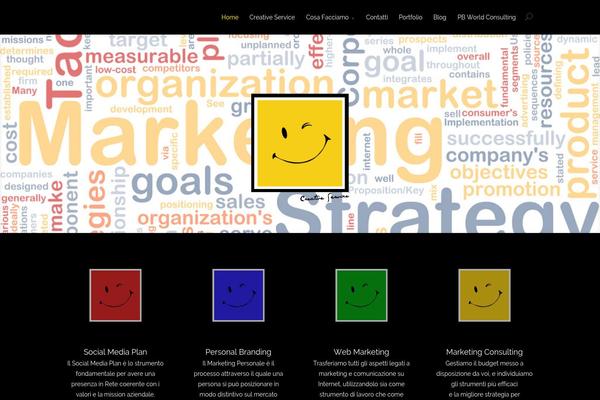 Divi theme site design template sample
