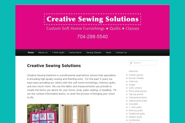 WordPress website example screenshot
