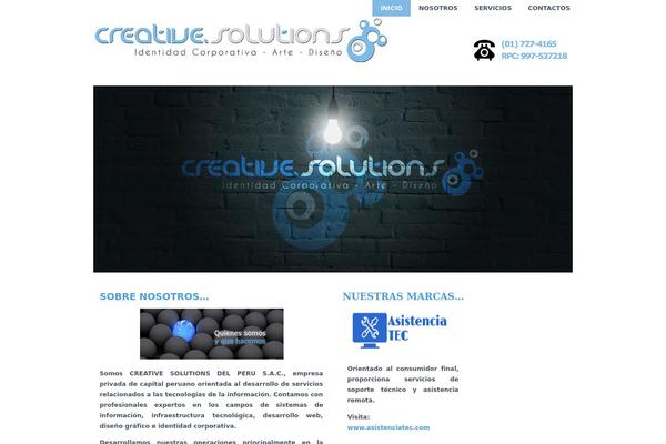 creativesolutionsperu.com site used Creative20152