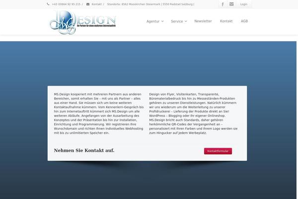 Site using Bootstrap Multi-language Responsive Portfolio plugin