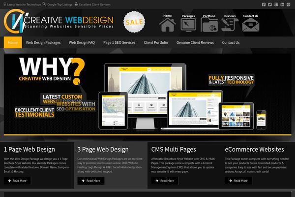 Custom theme site design template sample