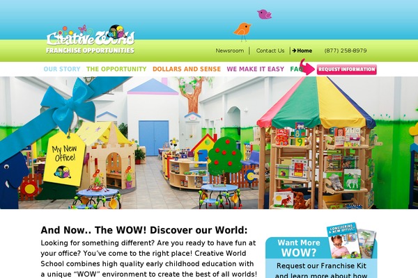 Cws theme site design template sample