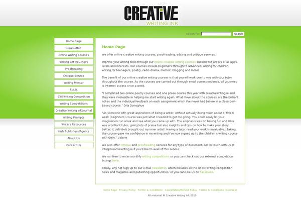 Impreza theme site design template sample