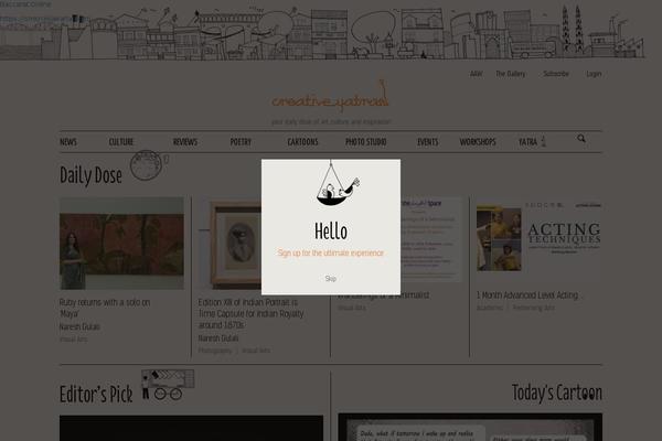 creativeyatra.com site used Cy